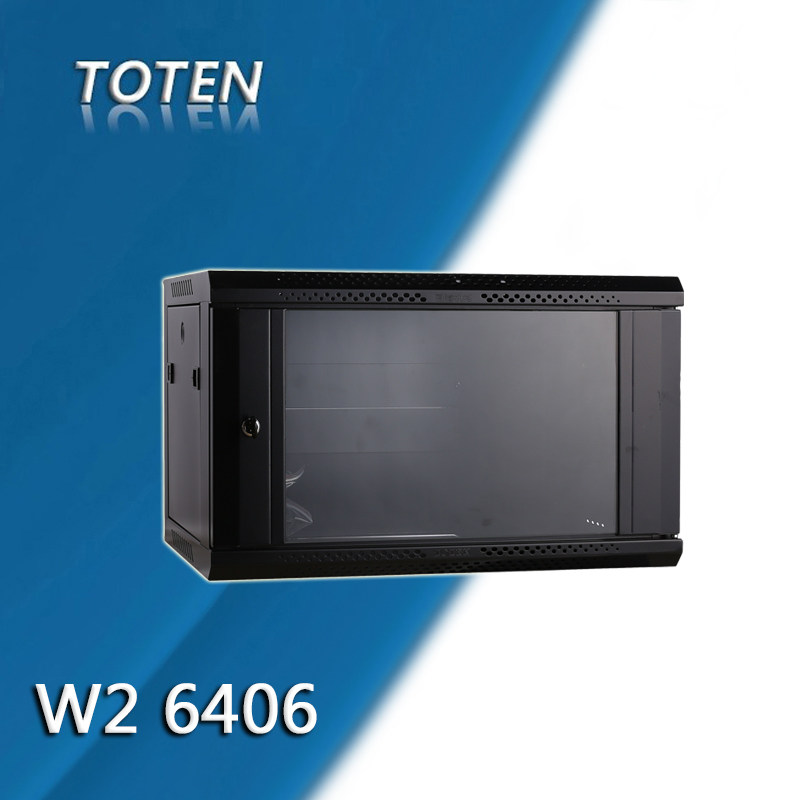 W2 6406 (TOTEN) totem cabinet 6U network cabinet wall-mounted small enclosure monitoring power amplifier sound cabinet-Taobao