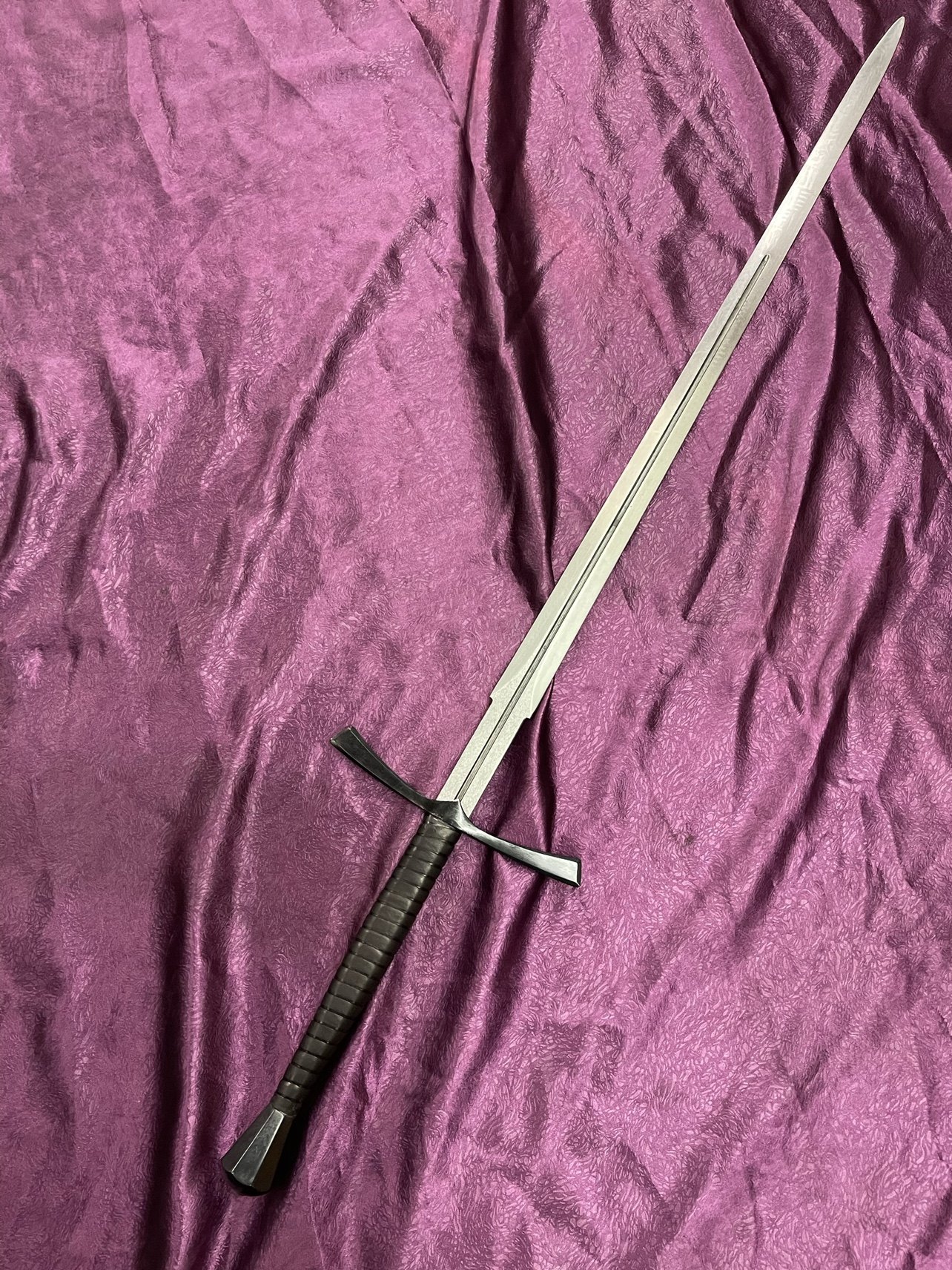 PR Card No. 45 Long sword (ordering) unopened edge steel sword European sword HEMA Bing wielding a practice reticle-Taobao