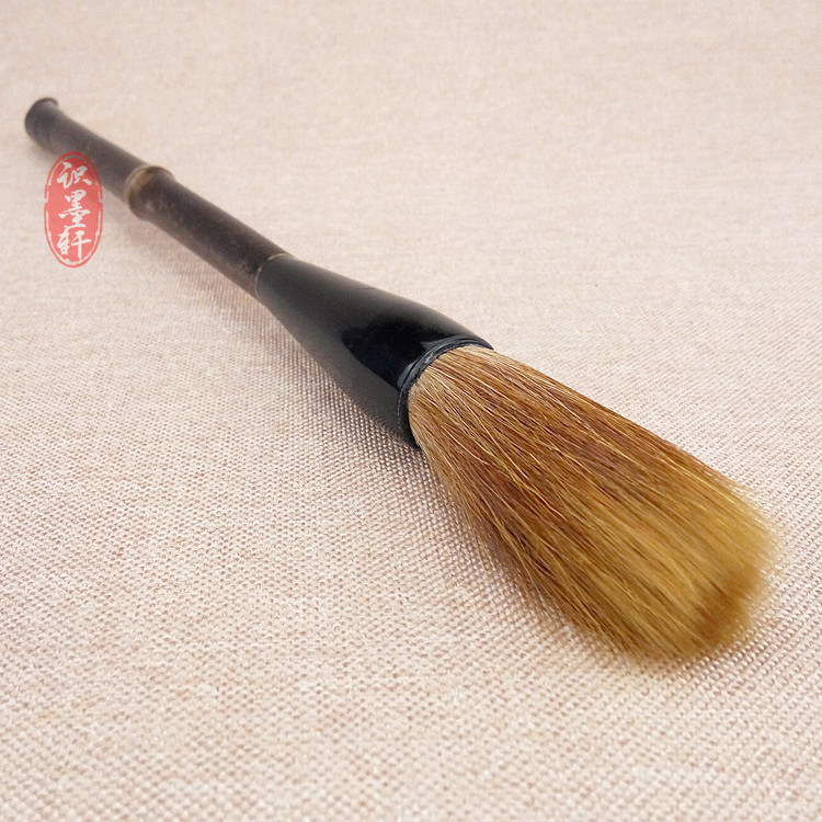 Large wolf brush bucket pen Beijing grab large brush Large calligraphy calligraphy couplet Special calligraphy special bucket pen Grab pen