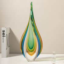 Modern Light Lavish Glazed Drop Pendulum Pieces Abstract Creative Living Room Genguan TV Cabinet Hotel Clubhouse Tabletop Handicraft