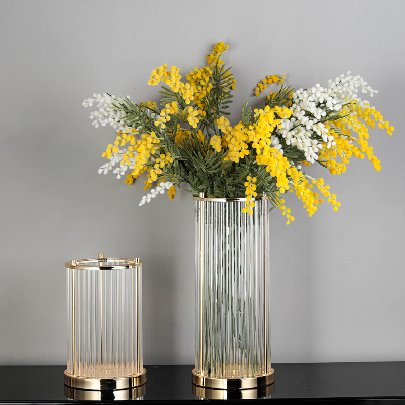 Modern minimalist American glass vase-like room Home Ornament Living Room Creative Florist Craft Decorations Hem