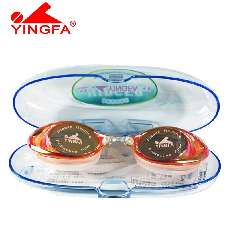 Kính bơi Yingfa kính bơi dành cho người lớn trẻ em kính đua kính khung lớn trong suốt có độ phân giải cao Kính chống sương mù chuyên nghiệp không thấm nước cho nam và nữ - Goggles