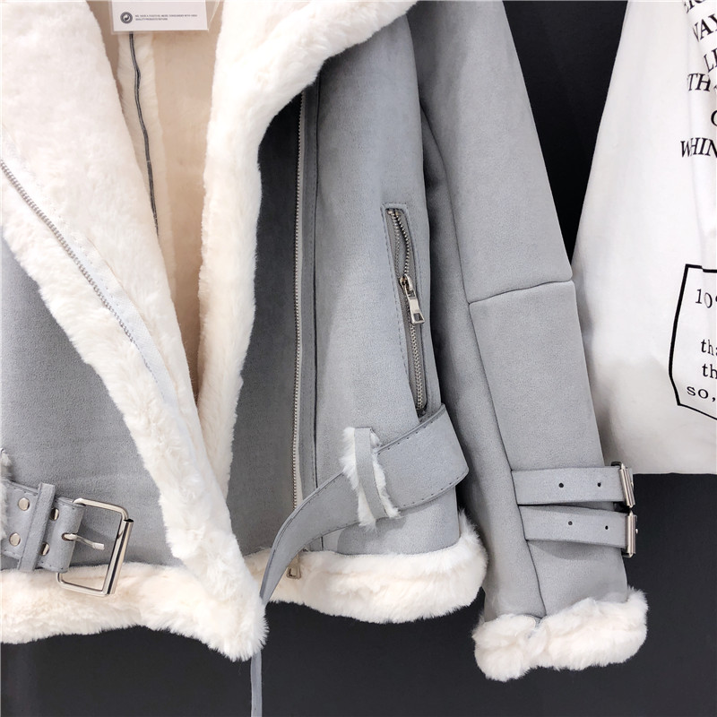 Lamb fur coat female winter short paragraph