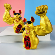 Home decoration jewelry puppy ornaments cashier decoration shop opening housewarming gift Lucky Dog rich home gifts