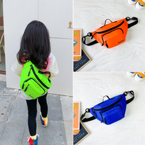 Children Leisure Chest Bag Boys Outdoor Large Purse PARENT-CHILD TRAVEL LARGE CAPACITY SINGLE SHOULDER BAG STUDENT CANDY COLOR POUCH