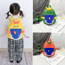 Kindergarten Mini Cute Little School Bag Cartoon Small Shark Boy Handsome Backpack Children Walk Street Personality Double Shoulder Bag