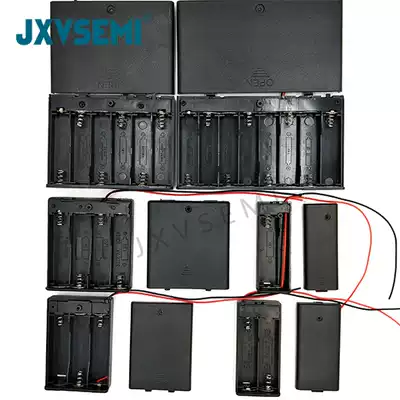 No 5 battery box with switch with lid No 5 battery holder with wire 1 section 2 sections 3 4 6 8 sections in series 1 5V