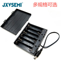 6AA 6 Section 5 No. 5 battery box with DC Plug 2 1x5 5 No. 6 cell holder with switch with cover 9V