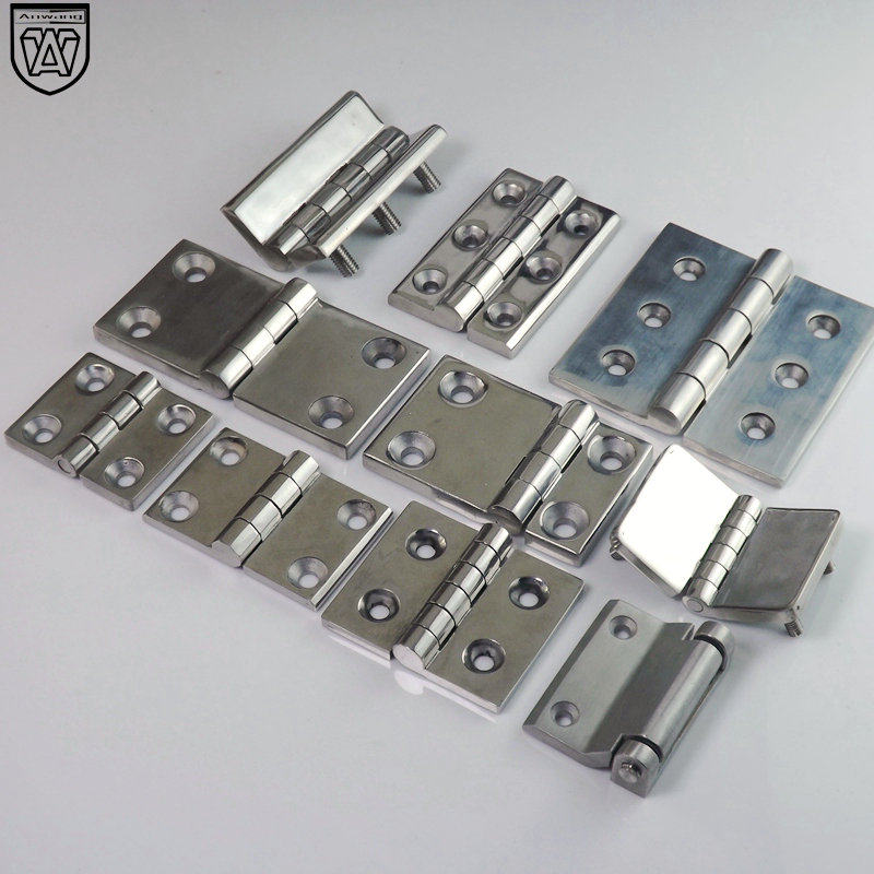 Finely Cast Stainless Steel 304 Heavy Industrial Hinges Thickened Distribution Box Switchboard Hinge Flat Open Hinge Folding Page