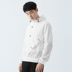 [Rõ ràng] GXG Men Spring Men Hợp thời trang Áo trùm đầu màu trắng giản dị # 181121485 - Áo khoác đôi áo khoác nam đẹp Áo khoác đôi
