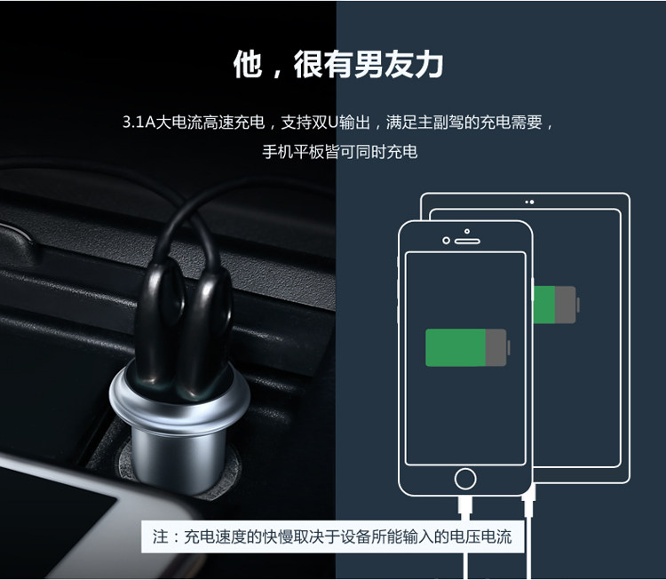 chargeur BASEUS 3.1A, 2A - Ref 1301477 Image 9