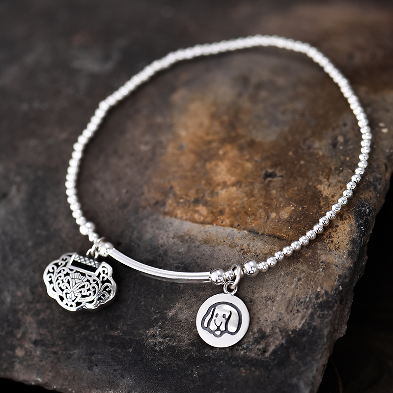 Bracelet de cheville Femme en Argenterie - Ref 3103886 Image 3