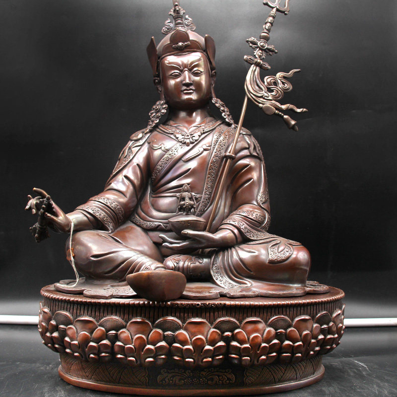 Tibetan Buddhist Supplies Nepal Boutique Lotus Peanuts Master Buddha Lotus peanuts Grand Smigizen Buddhist statues One ruler of five