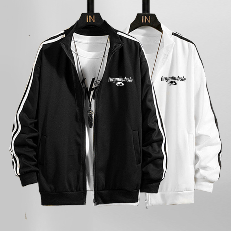 Workwear Jacket for Men, Sun Protection Clothing, Casual, Stain-Resistant, Wear-Resistant, Thin Baseball Jacket, Men's Top, Outerwear