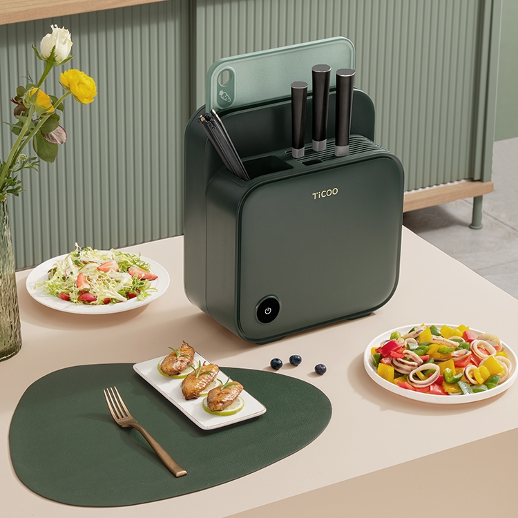 Double Lance Chopstick Chopping Block Disinfection Machine Home Small Intelligent UV Disinfection Tool Holder Cutting Board Disinfection Drying Machine