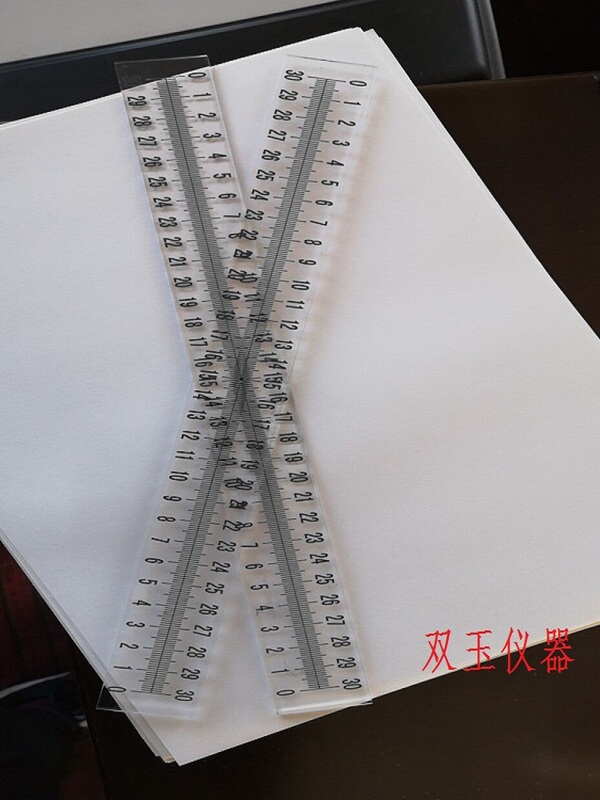 X Ray Display Ruler X Ray Equipment Quality Control Detection Lead Ruler