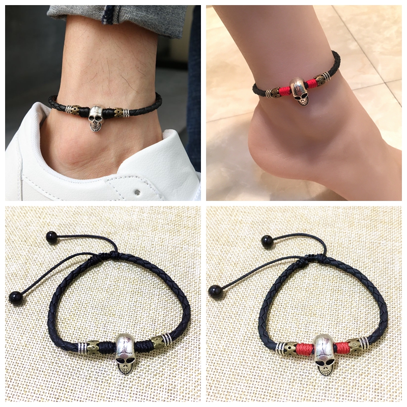 Cặp đôi vòng chân Phiên bản Hàn Quốc về tính cách của đàn ông và phụ nữ Sinh viên giản dị Sen Nhật Bản và món quà năm con lợn Hàn Quốc năm nay của vòng chân vòng chân bạc nữ đẹp