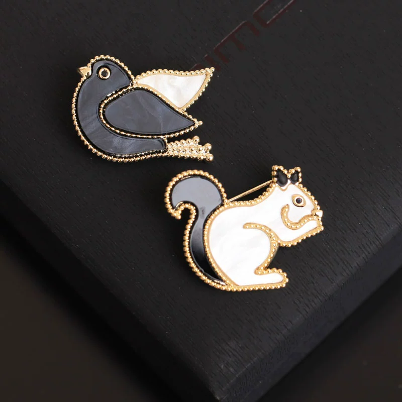 Trâm cài áo len cardigan chống phai màu dễ thương Ghim cài áo cao cấp Phụ kiện quần áo cá tính Phụ kiện trâm cài cổ áo Trang trí - Trâm cài