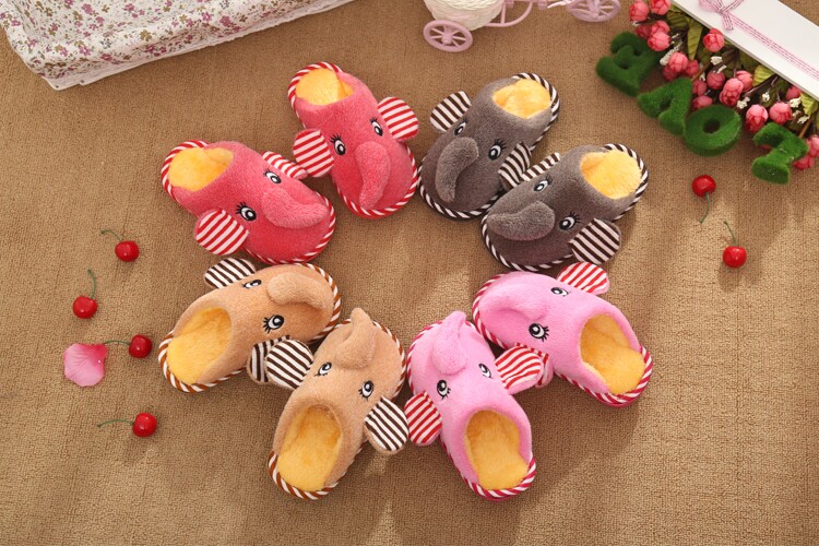 Pantoufles enfants en suède pour hiver - semelle autre - Ref 1006553 Image 7