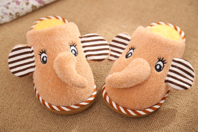 Pantoufles enfants en suède pour hiver - semelle autre - Ref 1006553 Image 13