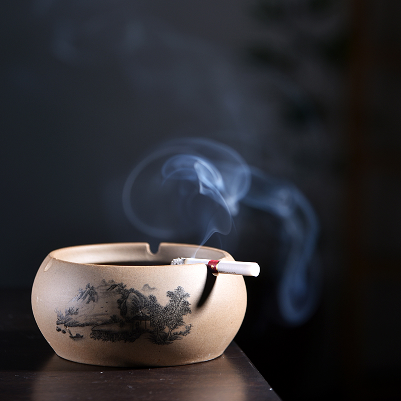 Tobacco Ashtray Home Living Room Fashion Creative Personality Trends Office Big ceramic Tobacco Ashtray Little Cigarette Ash