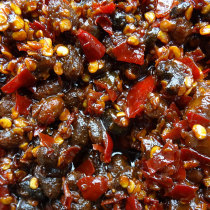 Hunan specialty chili sauce under Rice mixed rice noodle sauce diy farmhouse special spicy bean sauce 280g 2 bottles