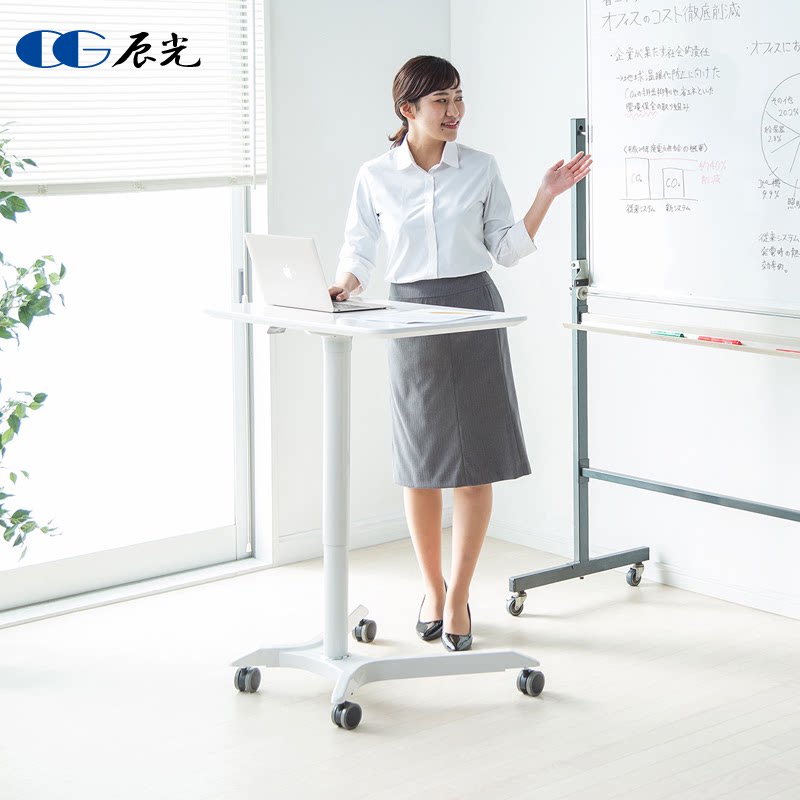 Speech Desk Speaking Desk Floor Room Small Standing Lift Mobile Lecturer Table Small Podium Desk Computer Desk