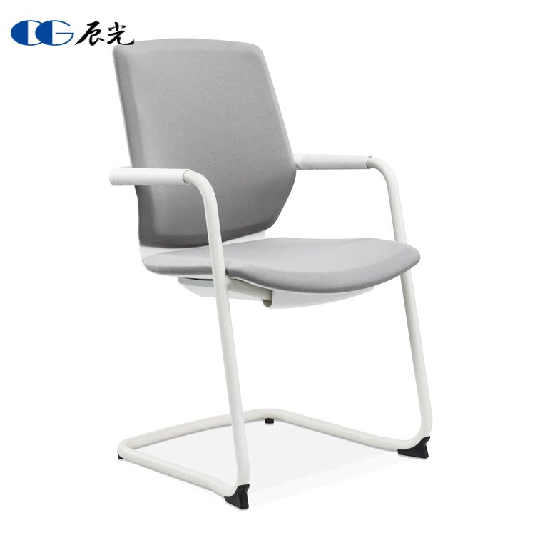 Brief modern staff office chair single fashion backrest arched meeting chair for guests in talks for training chair