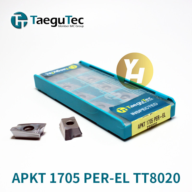 Korea Tefixuk numerical control milling cutter sheet APKT 1705 PER-EL TT8020 coating original spot-Taobao