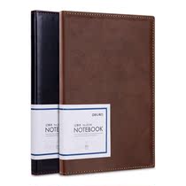 Deri 22236 Leather Face Book Work Accounting Record Book Custom Book