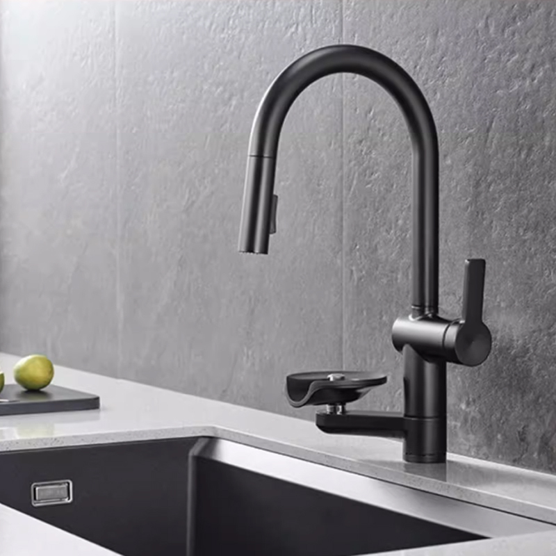 Kohler Oqi Cup Washer Pull-Down Kitchen Faucet Hot and Cold Water Kitchen Faucet 34861