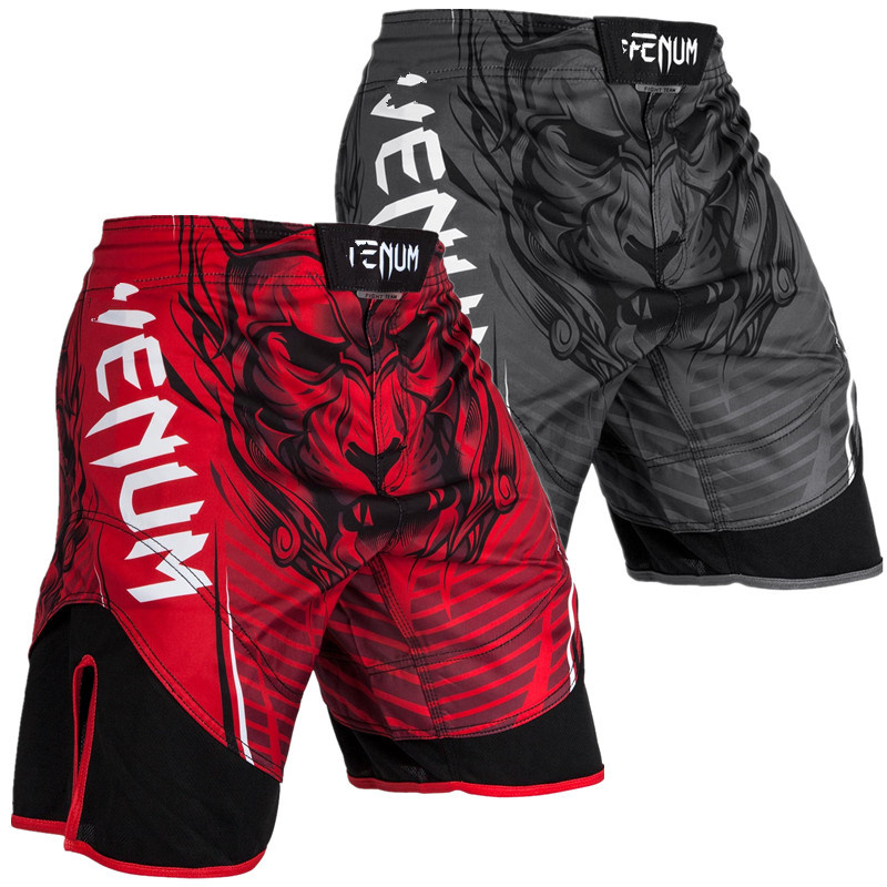 Venum Venom Lion Mma Muay Thai Fighting Sanda Training Fitness Leisure Beach Sports Authentic Shorts