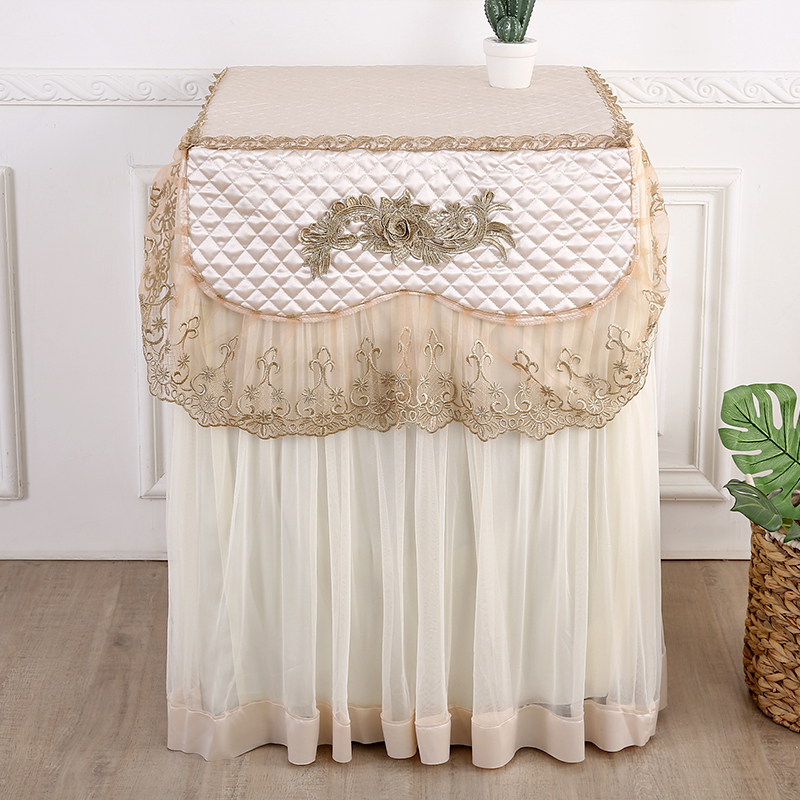 Roller washing machine cover Haier beauty lace universal sun protection dust cover thickened fully automatic general washing machine sleeve