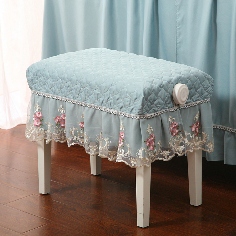 Stool cover change shoe stool cover thickened fabric piano stool cover rectangular bed end stool makeup stool cover piano stool cover custom
