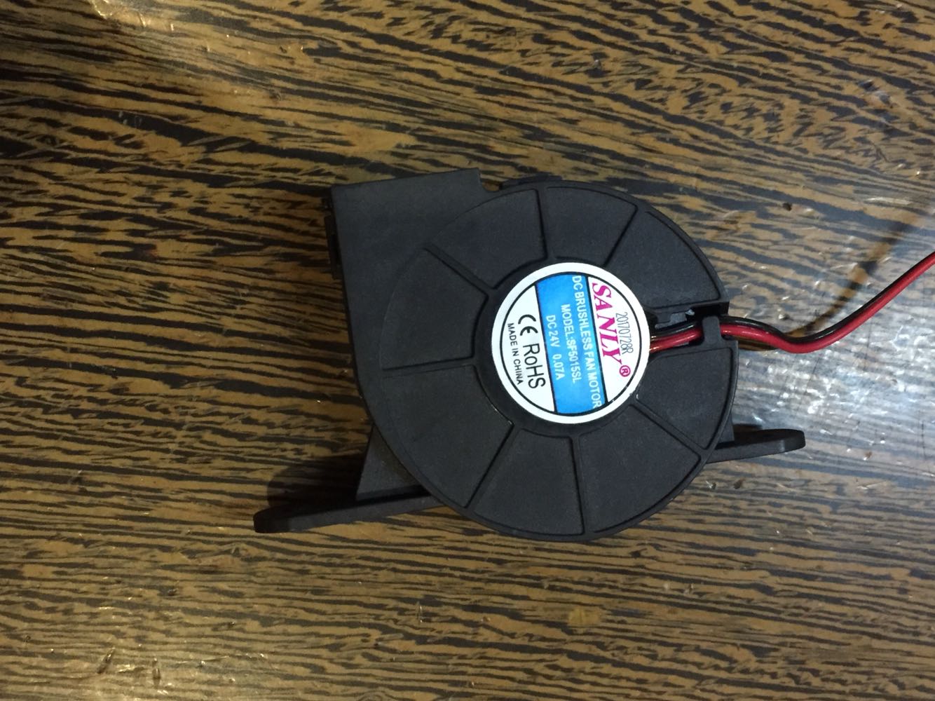 SANLY SF5015SL 0 24V 07A 5CM long footed turbofan humidifier fan