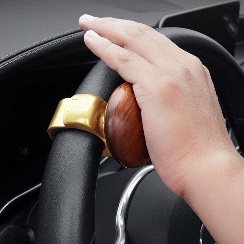 Car steering wheel booster ball booster auxiliary device removable metal belt bearing c5 driver's license for people with disabilities