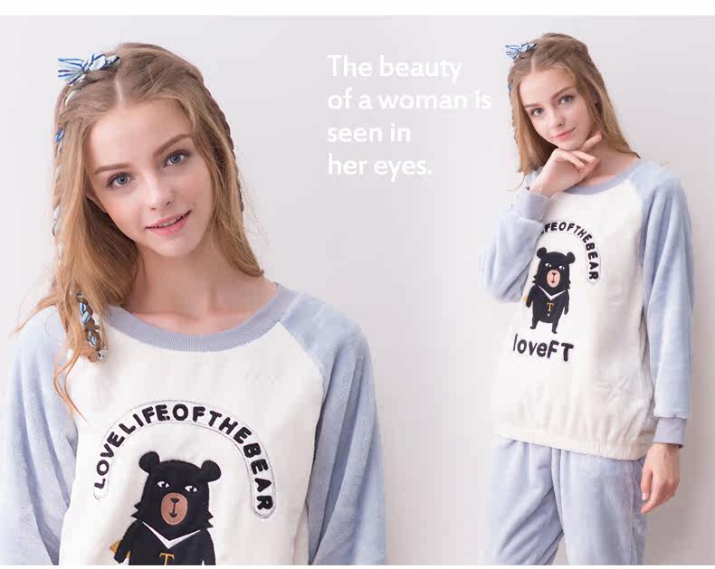 Pyjama mixte en Polyester Polyester  à manches longues - Ref 3005266 Image 10