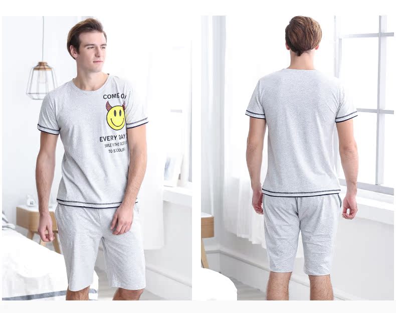 Pyjama mixte en Coton à manche courte - Ref 3005262 Image 18