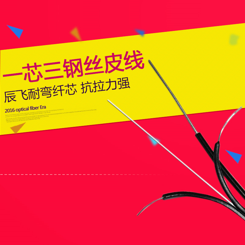 Long Feifeng Fire Leather Cable Chen Fly Indoor Leather Cable Outdoor Leather Cable 2 Core Single Mode Optical Cable 1 Core Outdoor Optical Fiber Optical Fiber