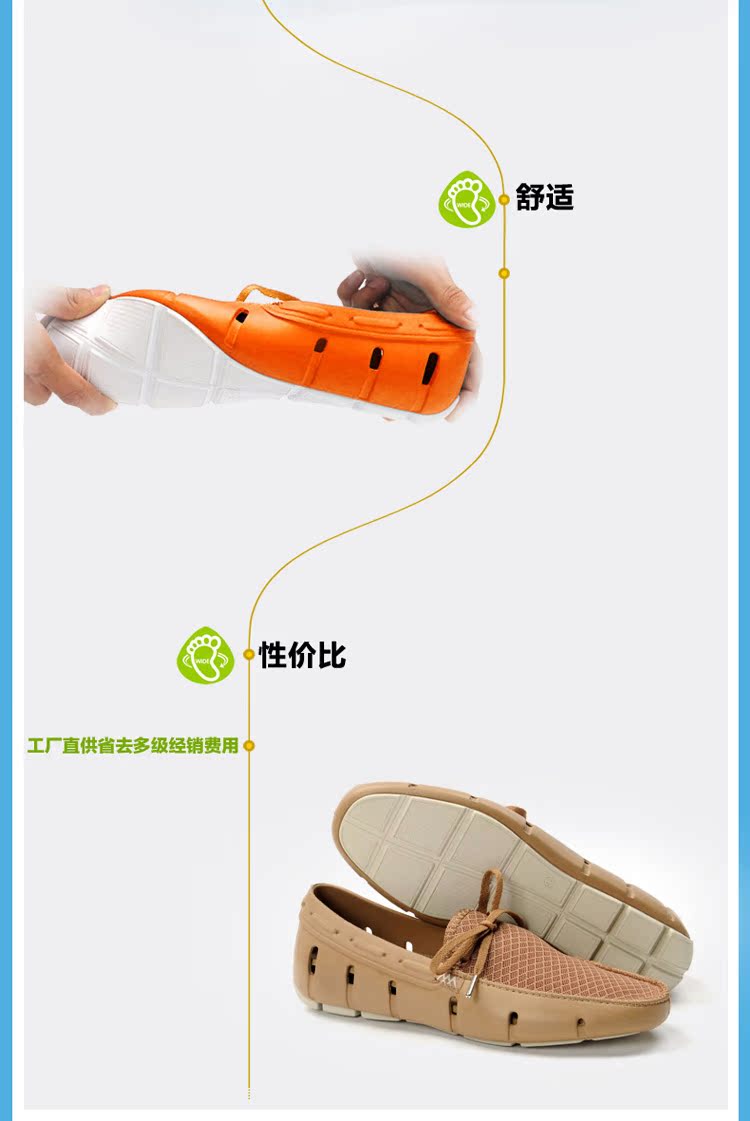GERTOP mùa hè ánh sáng thoáng khí lưới lỗ giày ngoài trời giày đôi giày đôi giày nam giày nữ - Khởi động ngoài trời giày martin