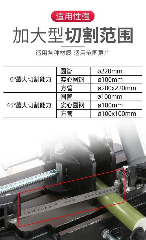 máy cưa lọng bàn cũ giá rẻ Kaidelong ban nhạc máy cưa nhỏ để bàn hộ gia đình 22F318 điện cưa thép không gỉ cắt kim loại ngang 45 độ máy cưa cưa dây máy cưa lọng bàn