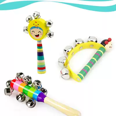 Children's toys Baby Rattles Baby Rattles Baby interactive Hand Suzuki Hand drums Cartoon small rattles