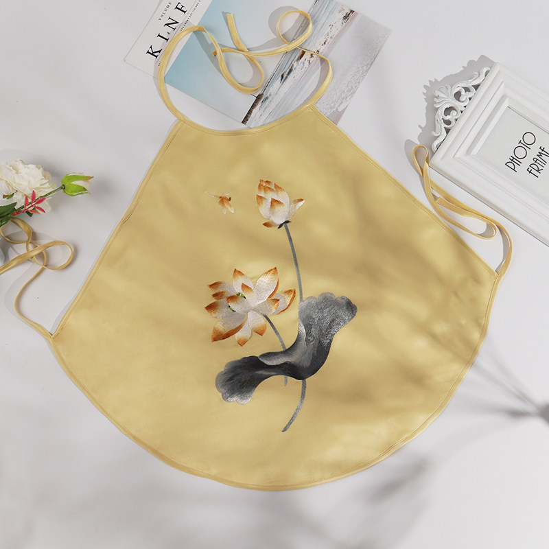 Adult Embroidered Belly Lady Gust Seductive Inner Lap Harness Real Silk Sexy Underwear Classical Spice Silk Pyjamas