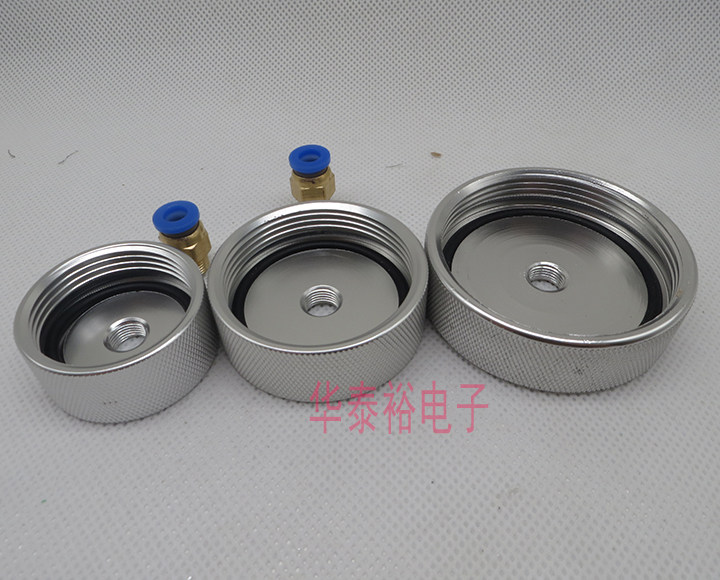 Dispensing Syringe Aluminum Back Cover Gluing Cylinder Needle Nozzle Glue Filling Cylinder 300/200/100CC Aluminum Cover Adapter Connecting Tube