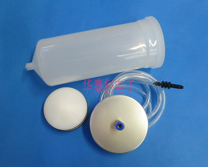 Dispensing Syringe High Voltage Resistant 500CC Thickeneded Aluminum Back Cover Dispensing Syringe Dispensing Machine ACCessories Adapter Connector