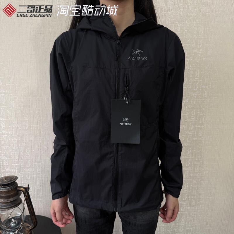 Arcteryxsquamish Series Arc'Teryx Men's and Women's Sun Protection Clothing, Lightweight Wind Shell Hooded Soft Shell Jacket