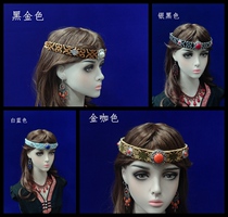 Mongolian dance headdress Mongolian dance headdress Mongolian dance headband Mongolian internet celebrity headdress