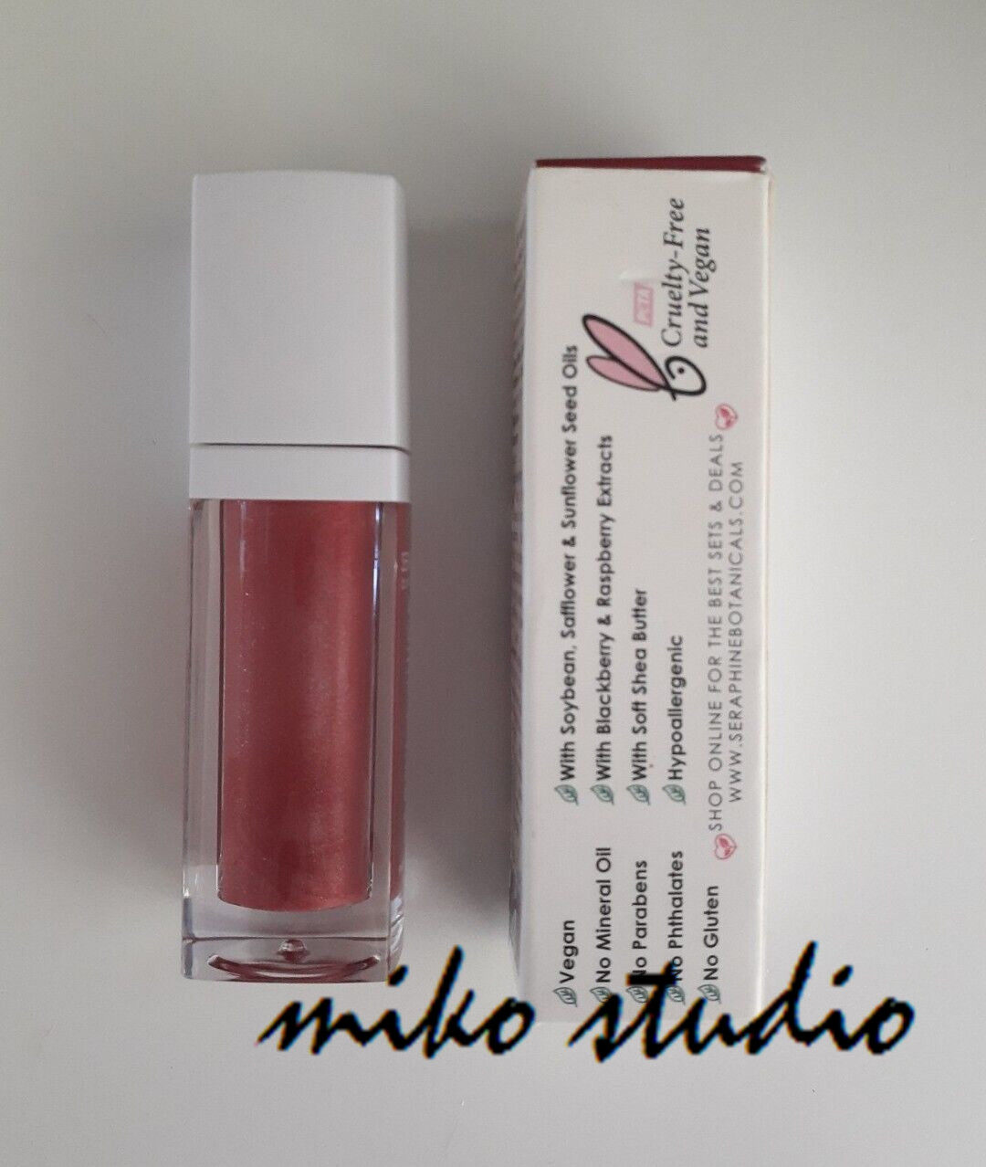 Seraphine Botanicals Berry Juice Lip glaze 6ml guava glaze