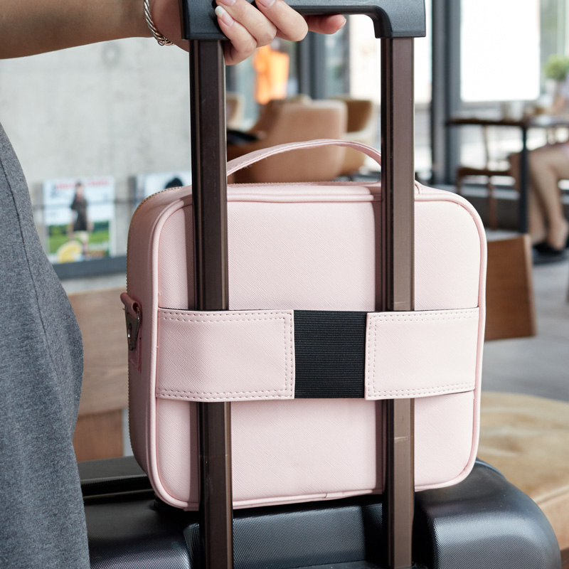 2020 new MINI trumpet color makeup artist and makeup storage separator beauty nail embroidered single shoulder portable tool make-up bag