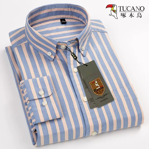 Осенняя хлопковая рубашка для отдыха, увеличенная толщина